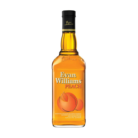 Evan Williams Peach Kentucky Straight Bourbon Whiskey 750ml Booze House