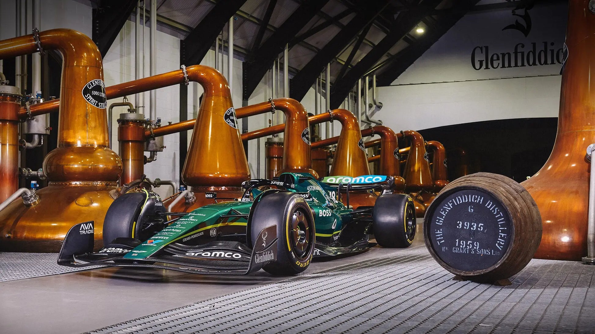 Glenfiddich 16 Year Old Aston Martin F1 700ml Booze House