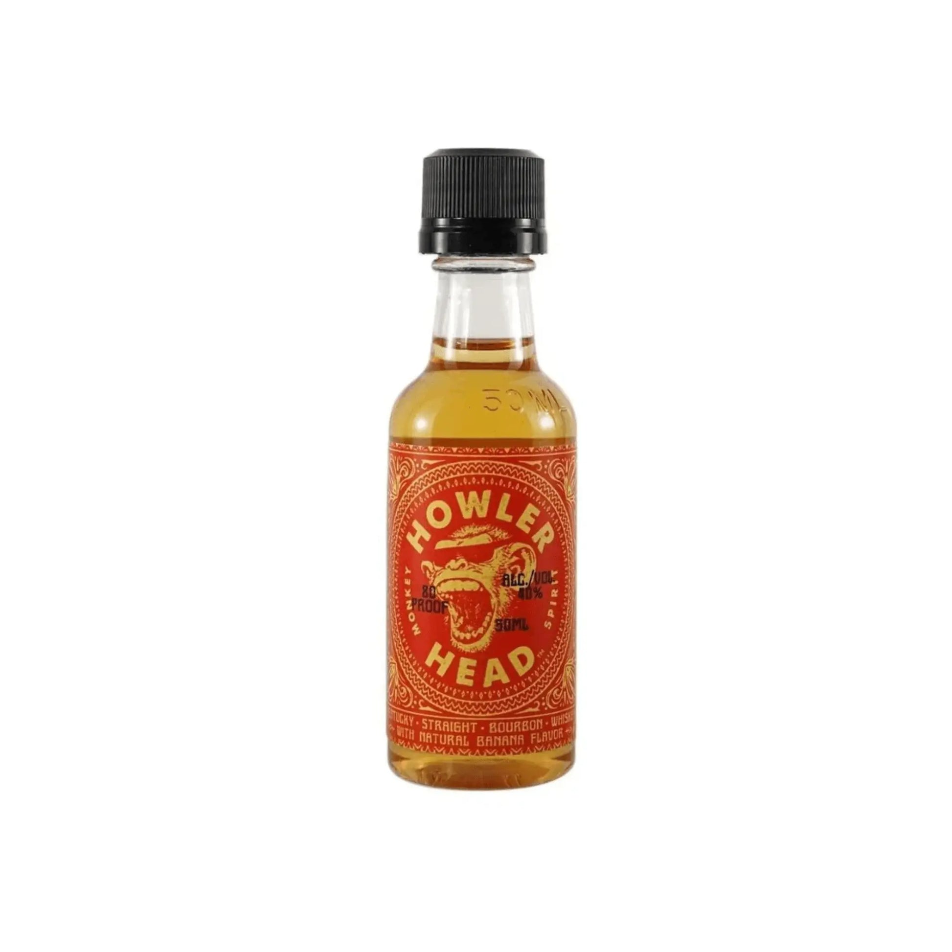 Howler Head Banana Bourbon Whiskey Miniature 50ml Booze House