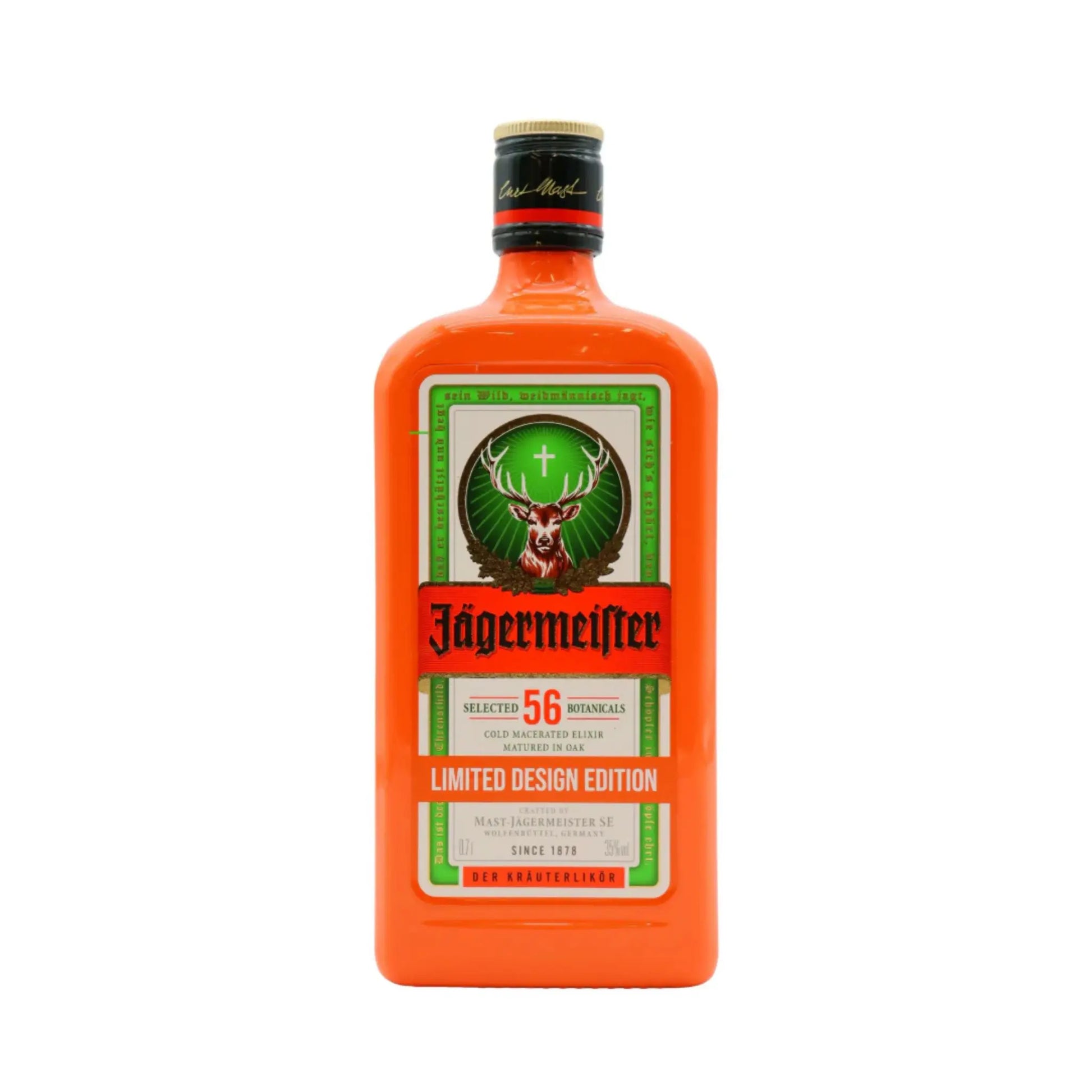 Jagermeister Pantone Culture Limited Edition Orange Herbal Liqueur 700ml Booze House