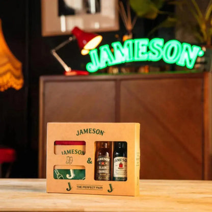 Jameson Original 50mL, Black Barrel 50mL and Socks Giftpack Booze House