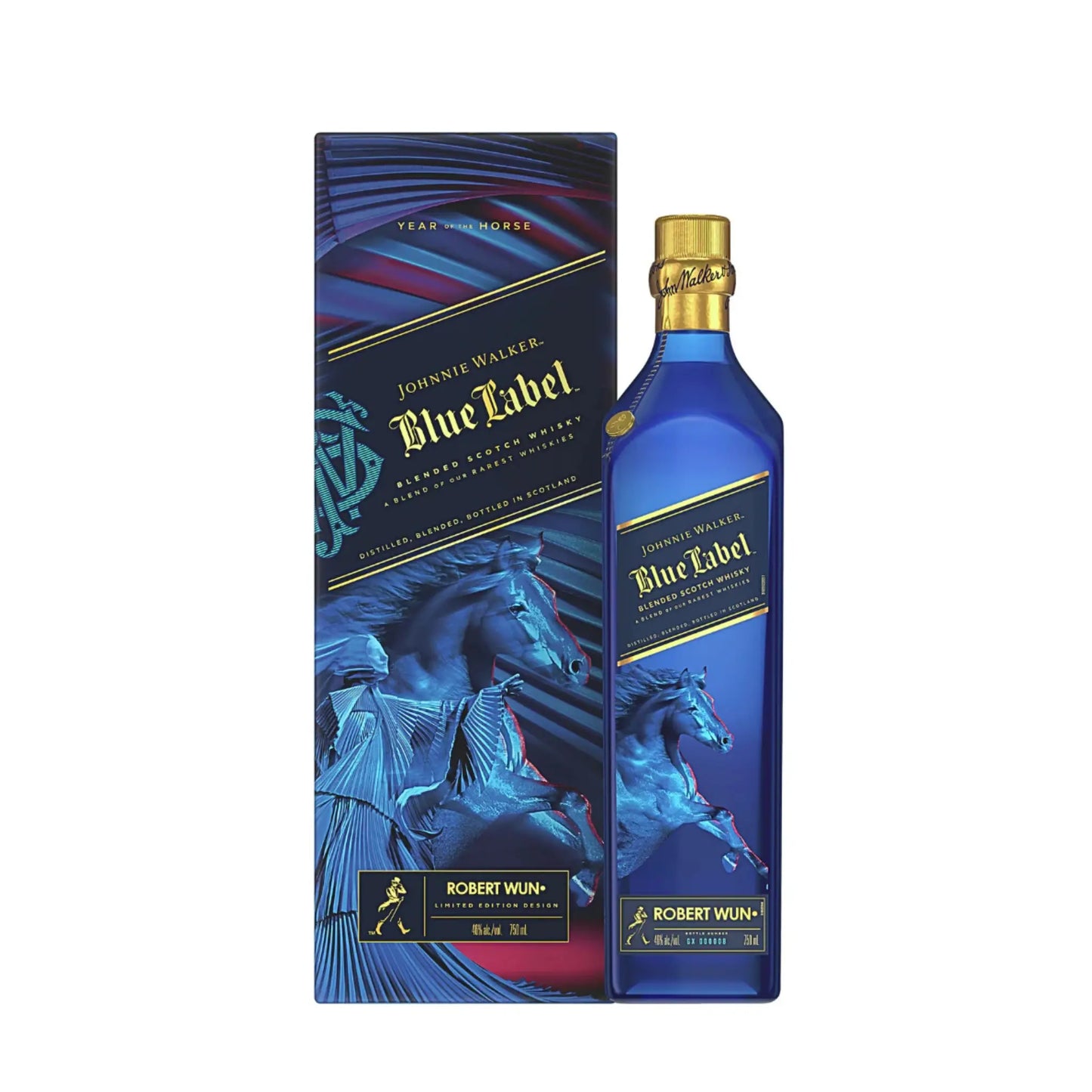 Johnnie Walker Blue Label 2026 Lunar New Year Of The Horse 700ml Booze House