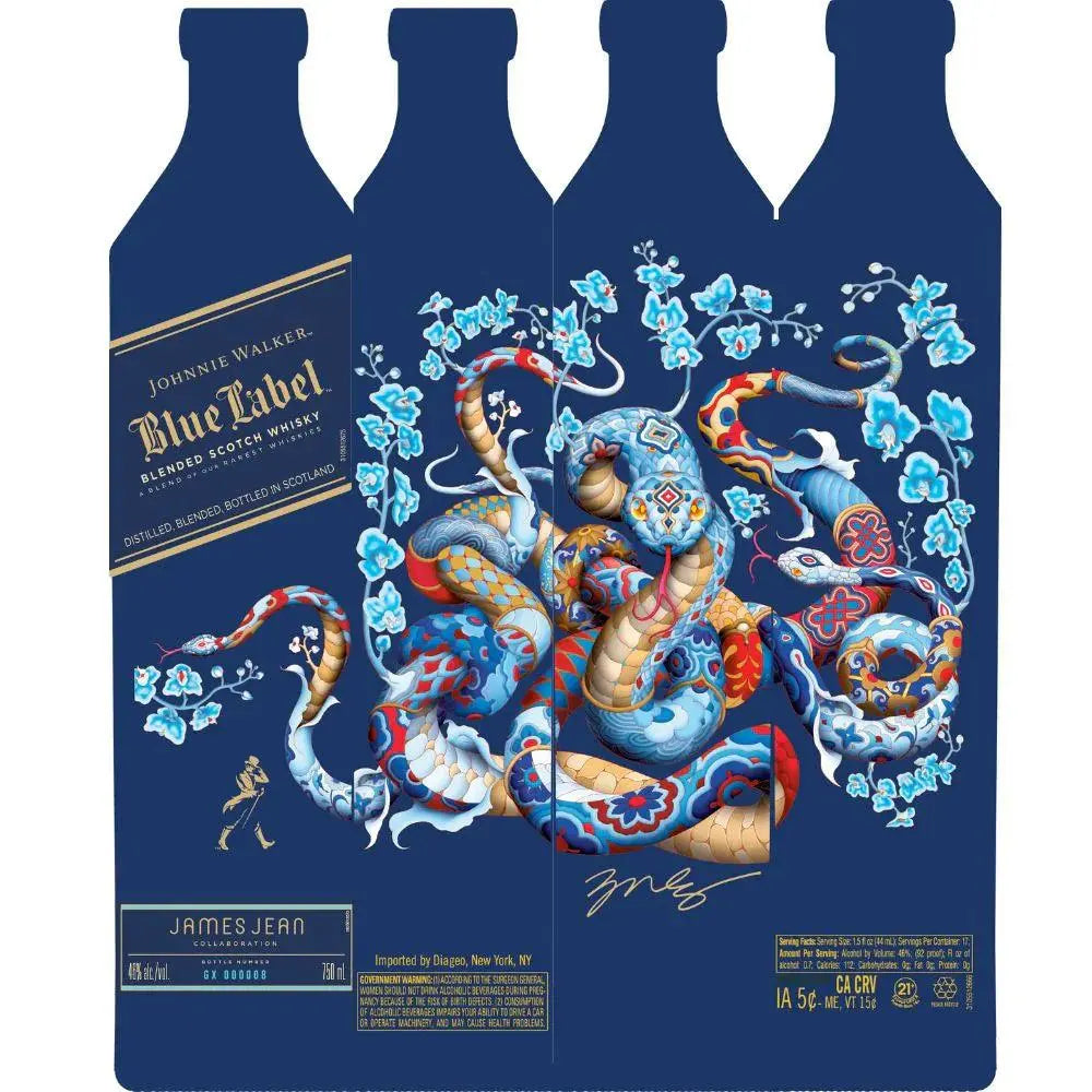 Johnnie Walker Blue Label Year Of The Snake X James Jean 750ml Booze House