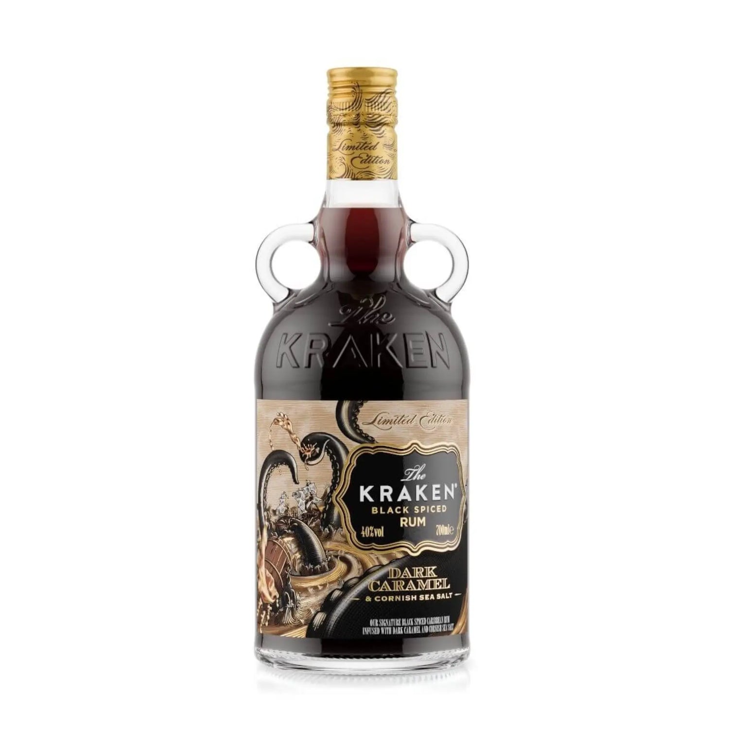 Kraken Black Dark Caramel and Cornish Sea Salt Spiced Rum 700ml Booze House
