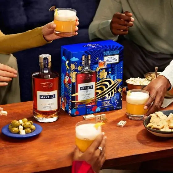 Martell Cognac Blue Swift Limited Edition + 2 Glasses + Garnish 700ml Booze House