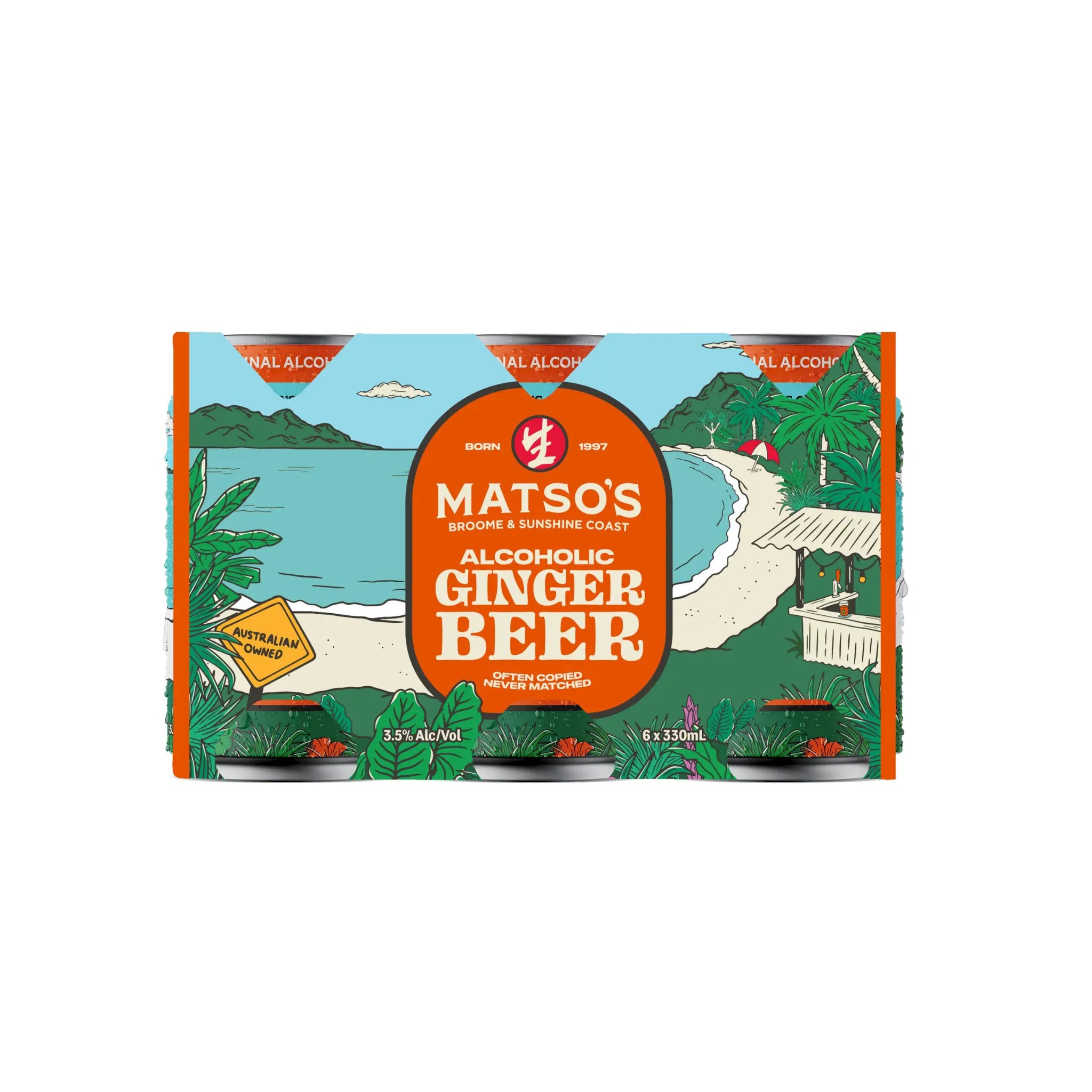 Matso's Ginger Beer Can 330mL (Lowest Price) – Booze House