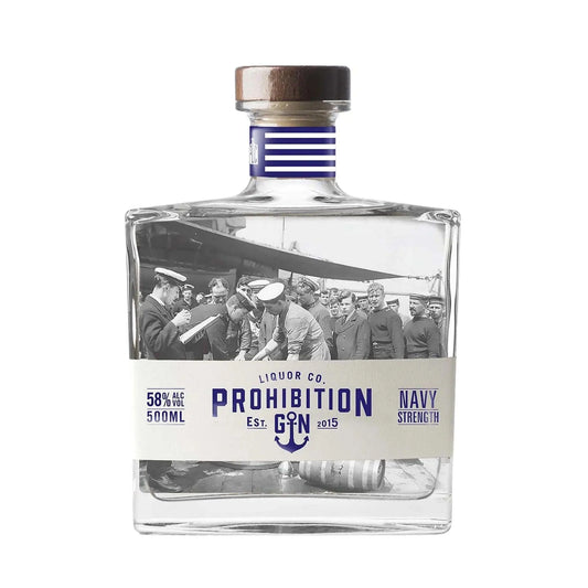 Prohibition Liquor Co. Navy Strength Gin 500mL Booze House