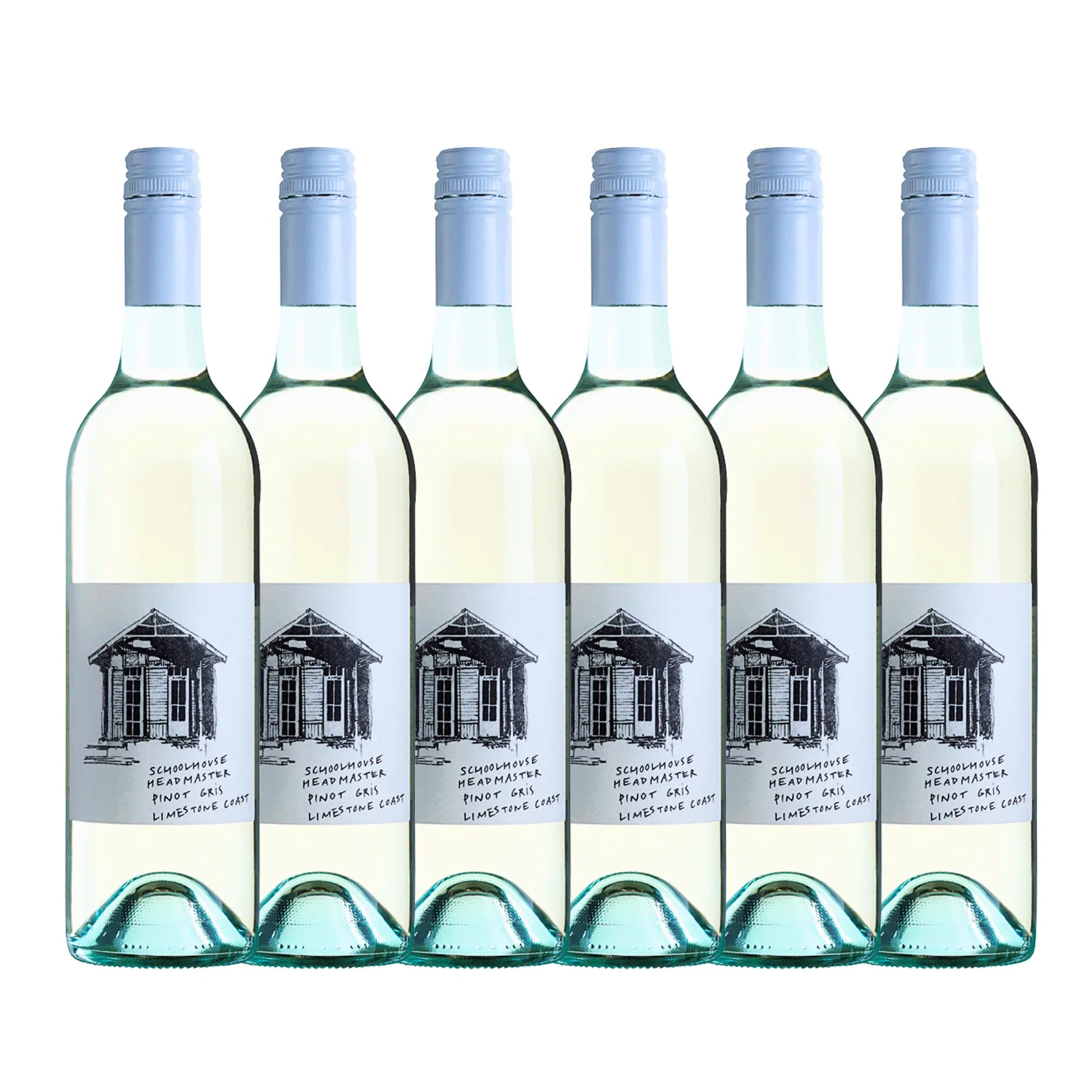 Schoolhouse Headmaster Pinot Gris wine bottles
