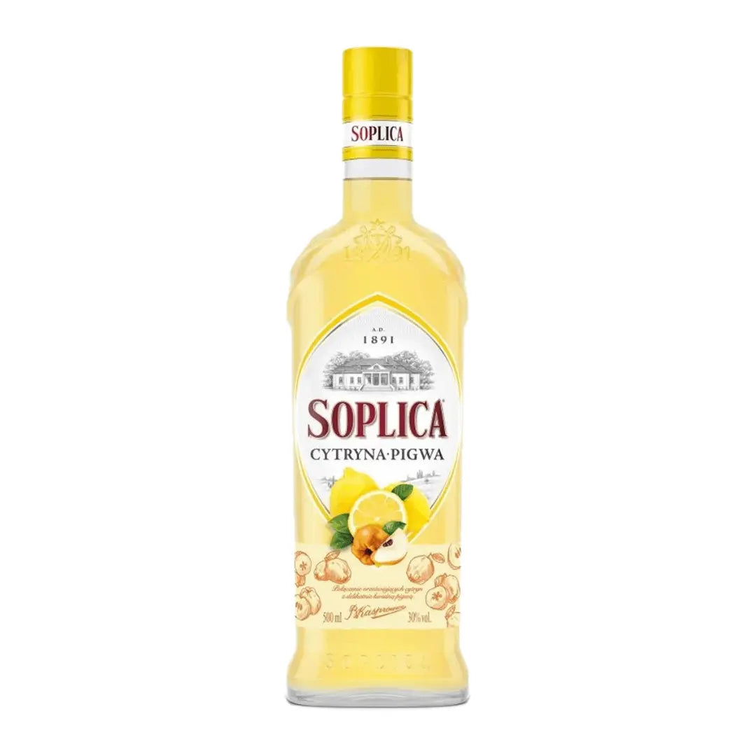Soplica Cytryna - Pigwa (Lemon & Quince) Flavoured Vodka Liqueur 500ml Booze House