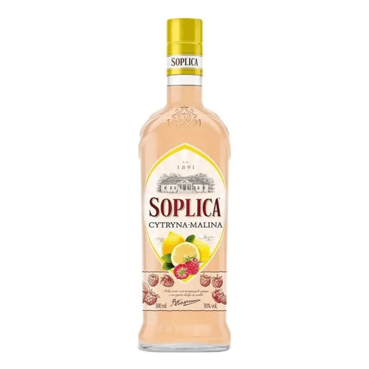 Soplica Lemon & Raspberry Flavoured Vodka Liqueur 500ml Booze House
