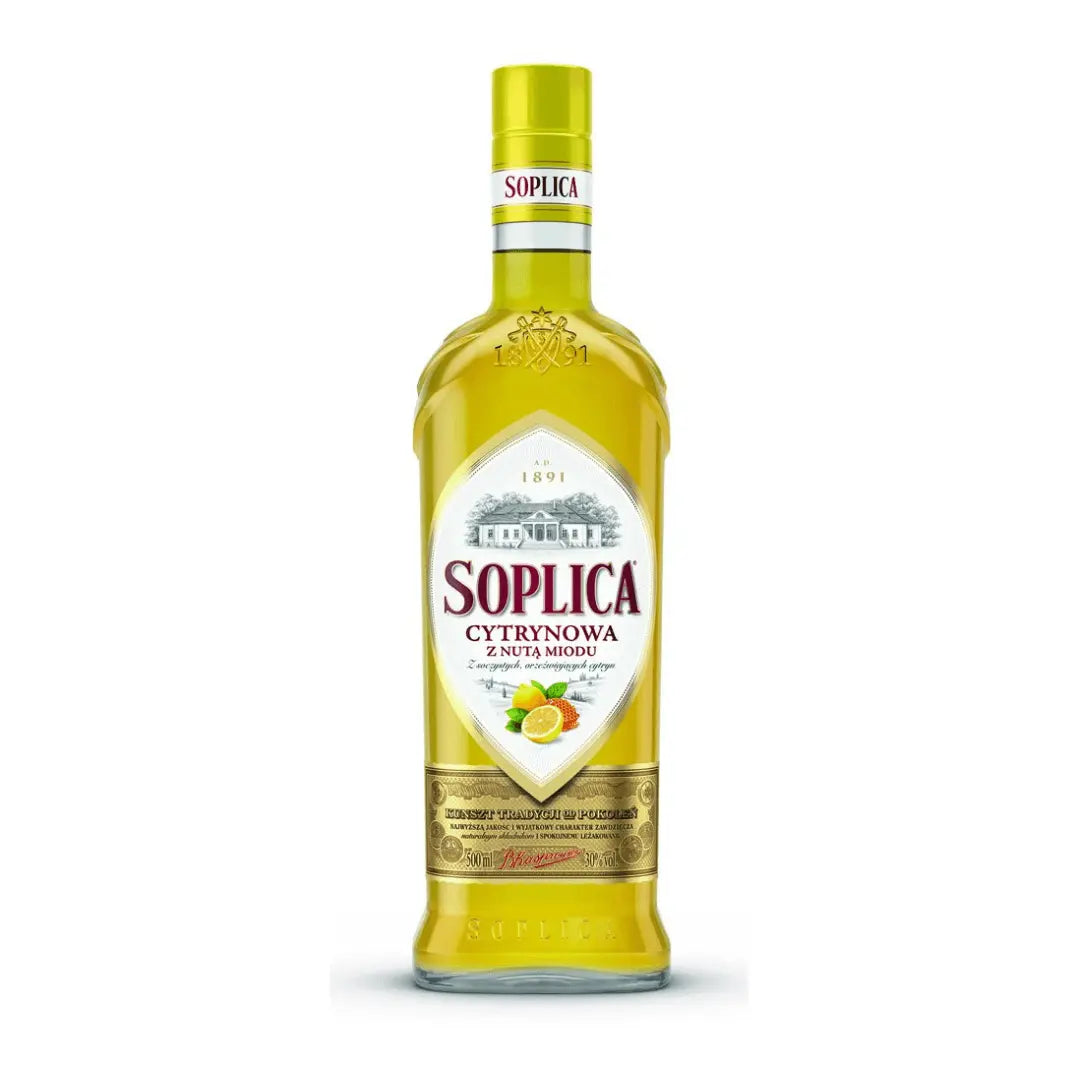 Soplica Lemon with a Hint of Honey Flavoured Vodka Liqueur 500ml ...