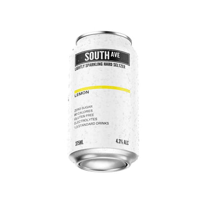 South Ave Seltzer Lemon Can 375mL - Booze House
