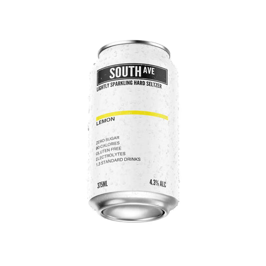 South Ave Seltzer Lemon Can 375mL - Booze House