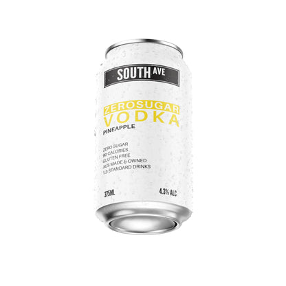 South Ave Vodka Pineapple Can 375mL Booze House