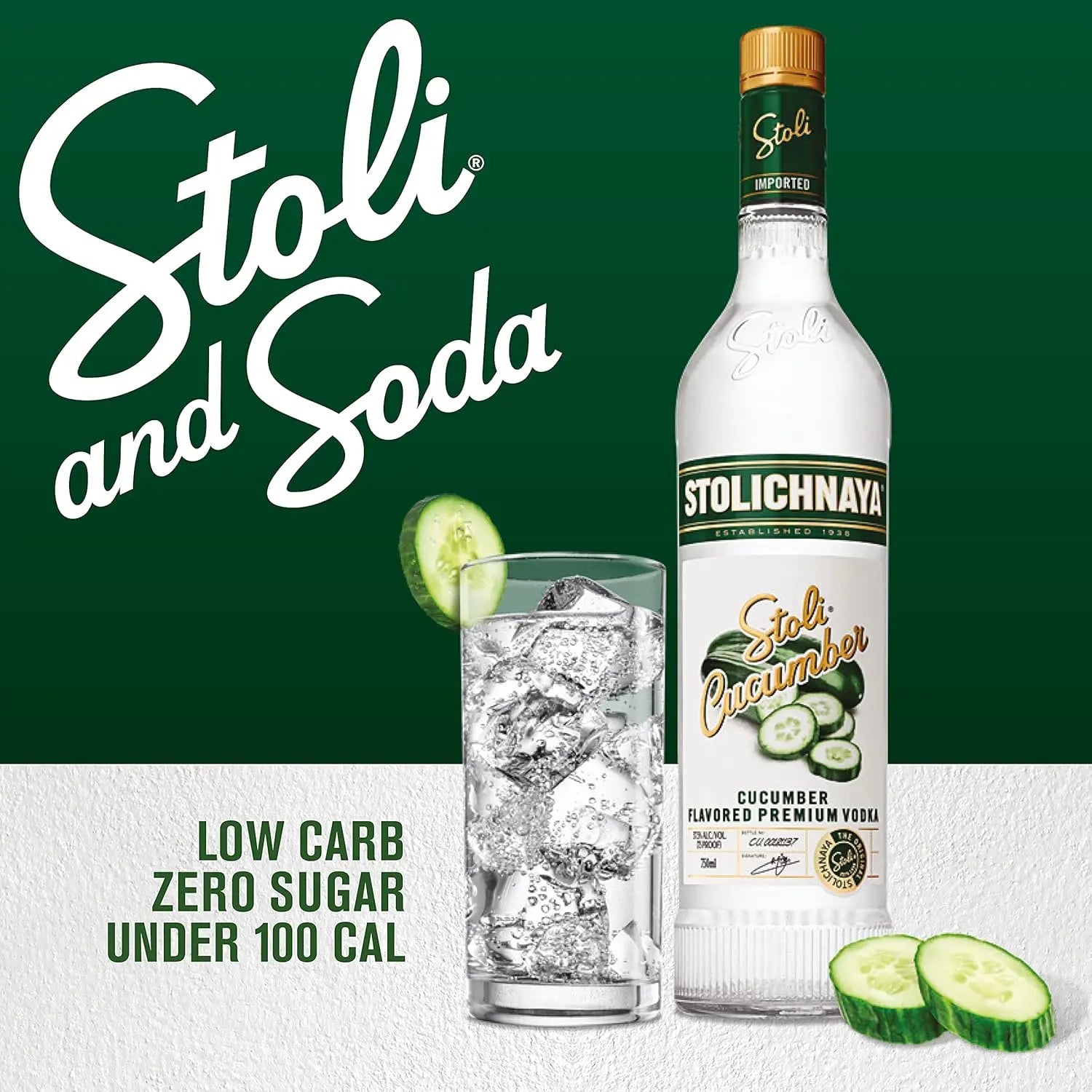 Stolichnaya Cucumber Vodka 1Lt Booze House