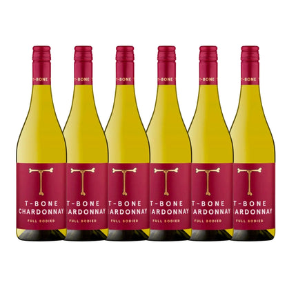 T-Bone Chardonnay white wine bottles 750ml
