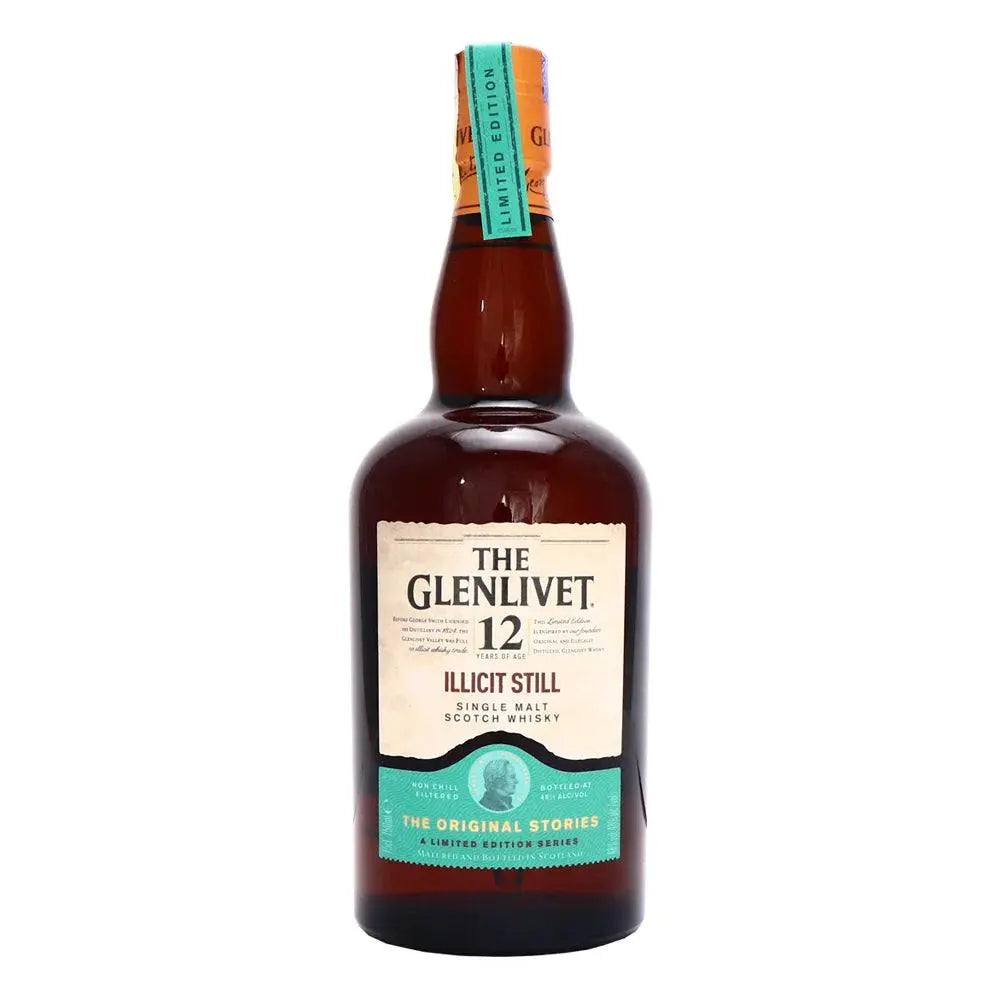 The Glenlivet 12 Year Old Illicit Still Single Malt Scotch Whisky 700mL Booze House