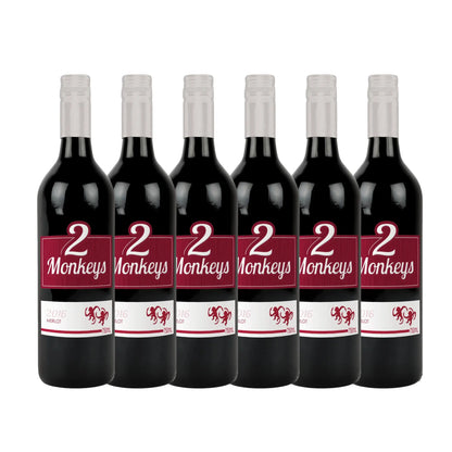Two Monkeys Merlot 750ml Booze House
