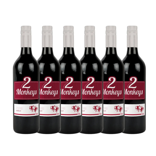 Two Monkeys Merlot 750ml Booze House