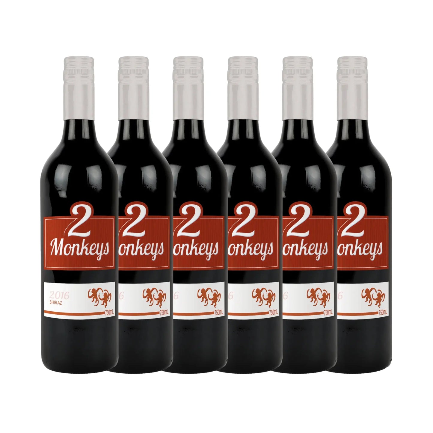 Two Monkeys Shiraz 750ml Booze House