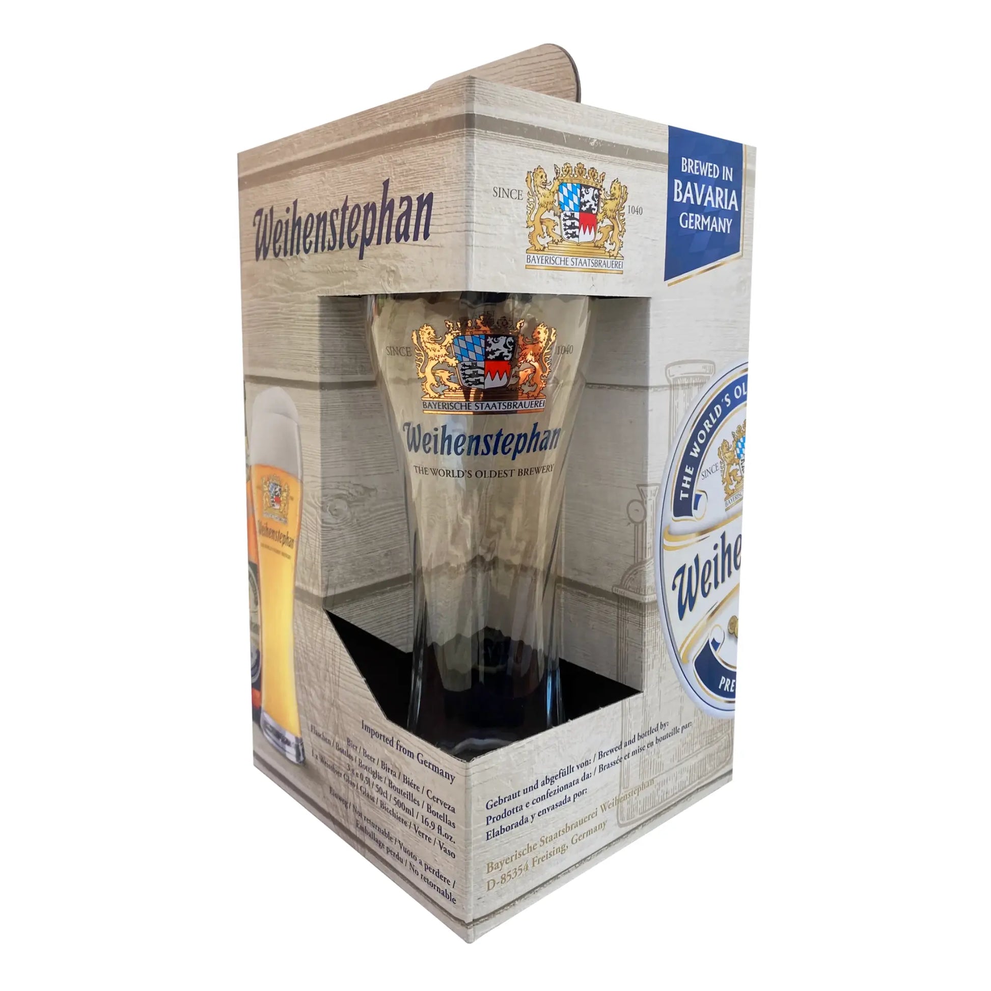 Weihenstephaner 3 Pack With Glass 500mL Booze House