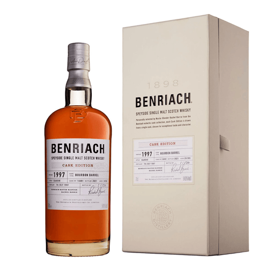 Benriach 1997 Single Cask 14491 (Batch 18) 24 Year Old Single Malt Scotch Whisky 700ml - Booze House