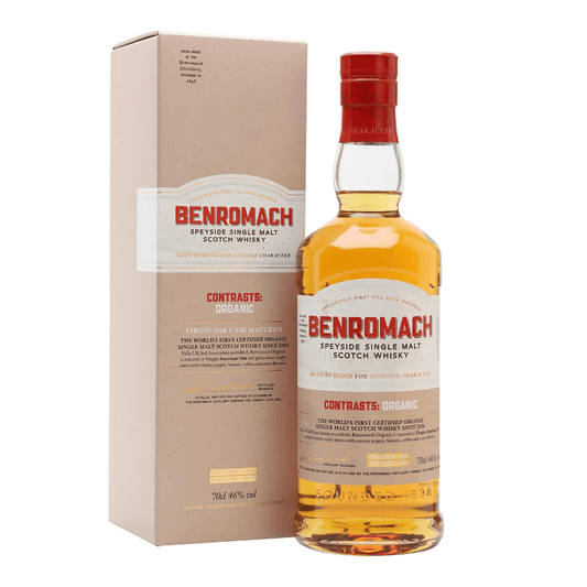 Benromach Contrasts Organic Speyside Single Malt Scotch Whisky 700ml - Booze House