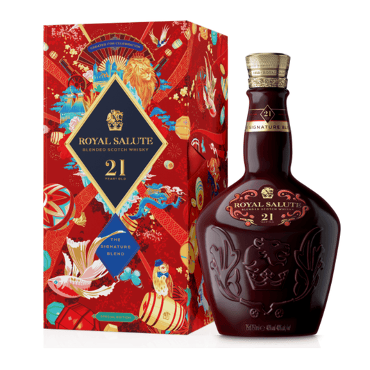 Chivas Regal 21 Year Old 2023 Royal Salute Year Of The Rabbit Whisky 700ml - Booze House