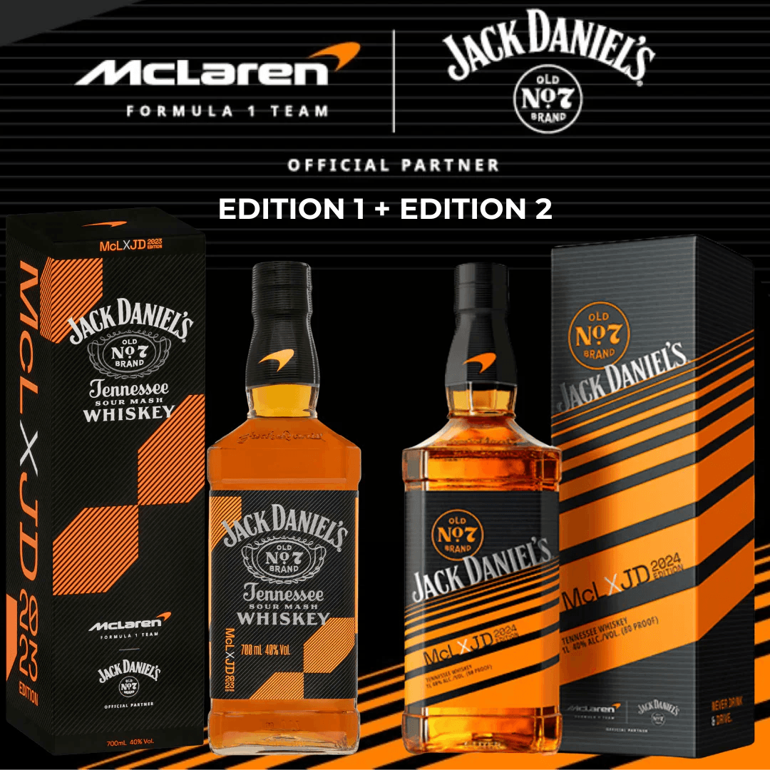 Jack Daniel's X Mclaren 2023 & 2024 Limited Edition Tennessee Whiskey 700ml