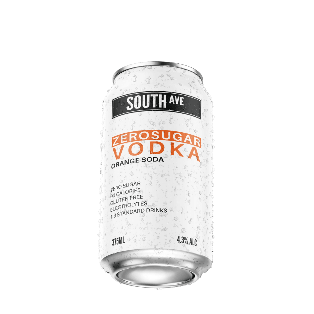 South Ave Vodka Orange Can 375mL - Booze House