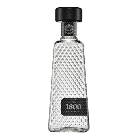 1800 Cristalino Anejo Tequila, Premium Mexican Anejo Tequila, front photo of the bottle, online liquor alcohol delivery 