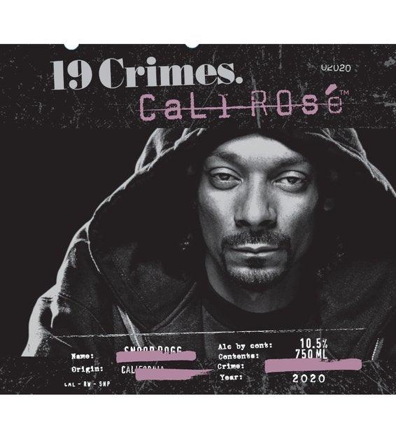 19 Crimes Snoop Dogg Cali Rose 750ml - Booze House