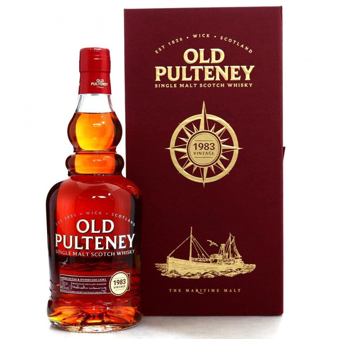 1983 Old Pulteney 33 Year Old Single Malt Scotch Whisky (700ml) - Booze House
