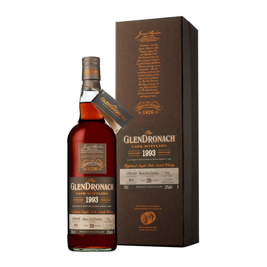 1993 Glendronach Single Cask No.7101 Sherry Puncheon Cask Strength 28 Year Old Single Malt Scotch Whisky - Booze House