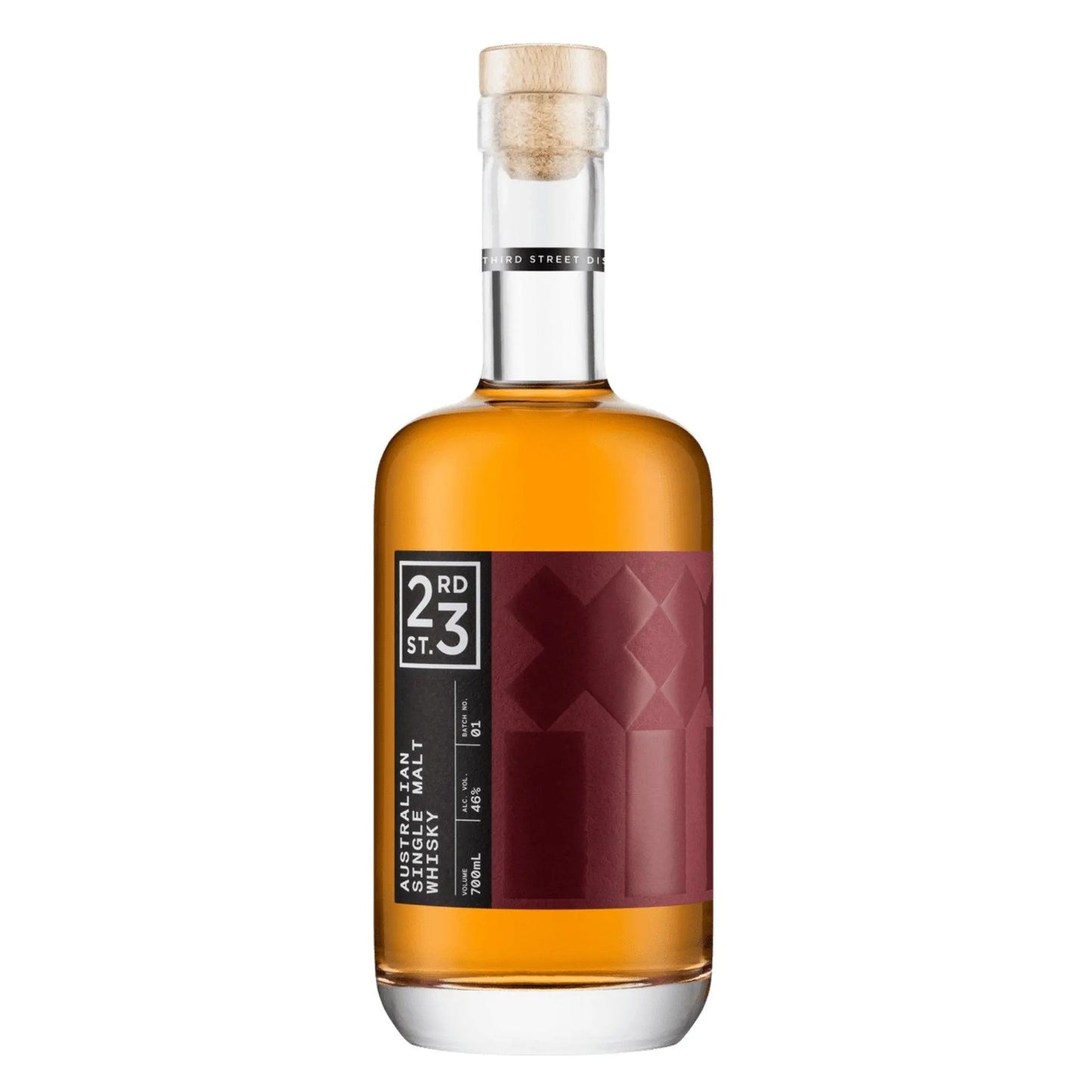 23rd Street Batch No.1 Australian Single Malt Whisky 700ml - Booze House