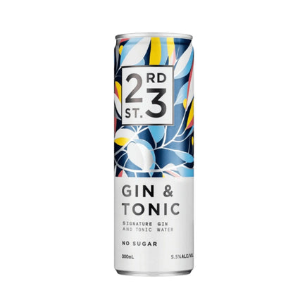 23rd Street Signature Gin & Tonic 300mL - Booze House