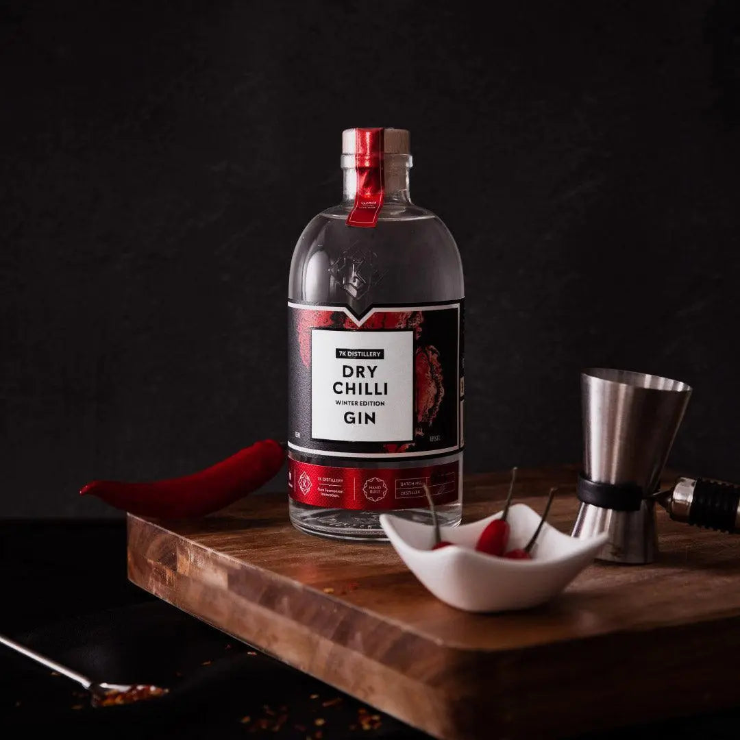 7K Distillery Australian Dry Chilli Winter Edition Gin 725ml - Booze House