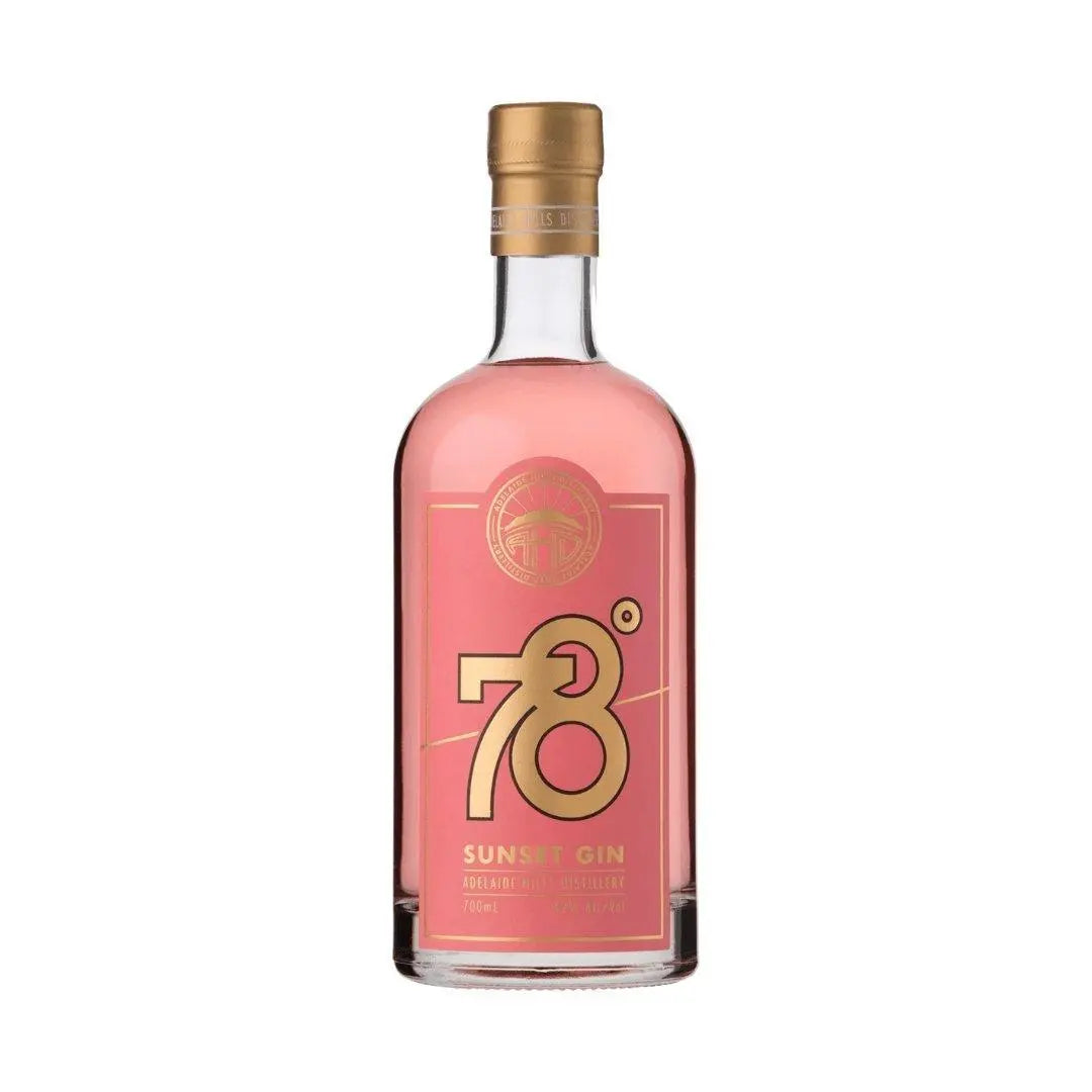 Adelaide Hills Distillery 78 Degrees Sunset Gin 700mL - Booze House
