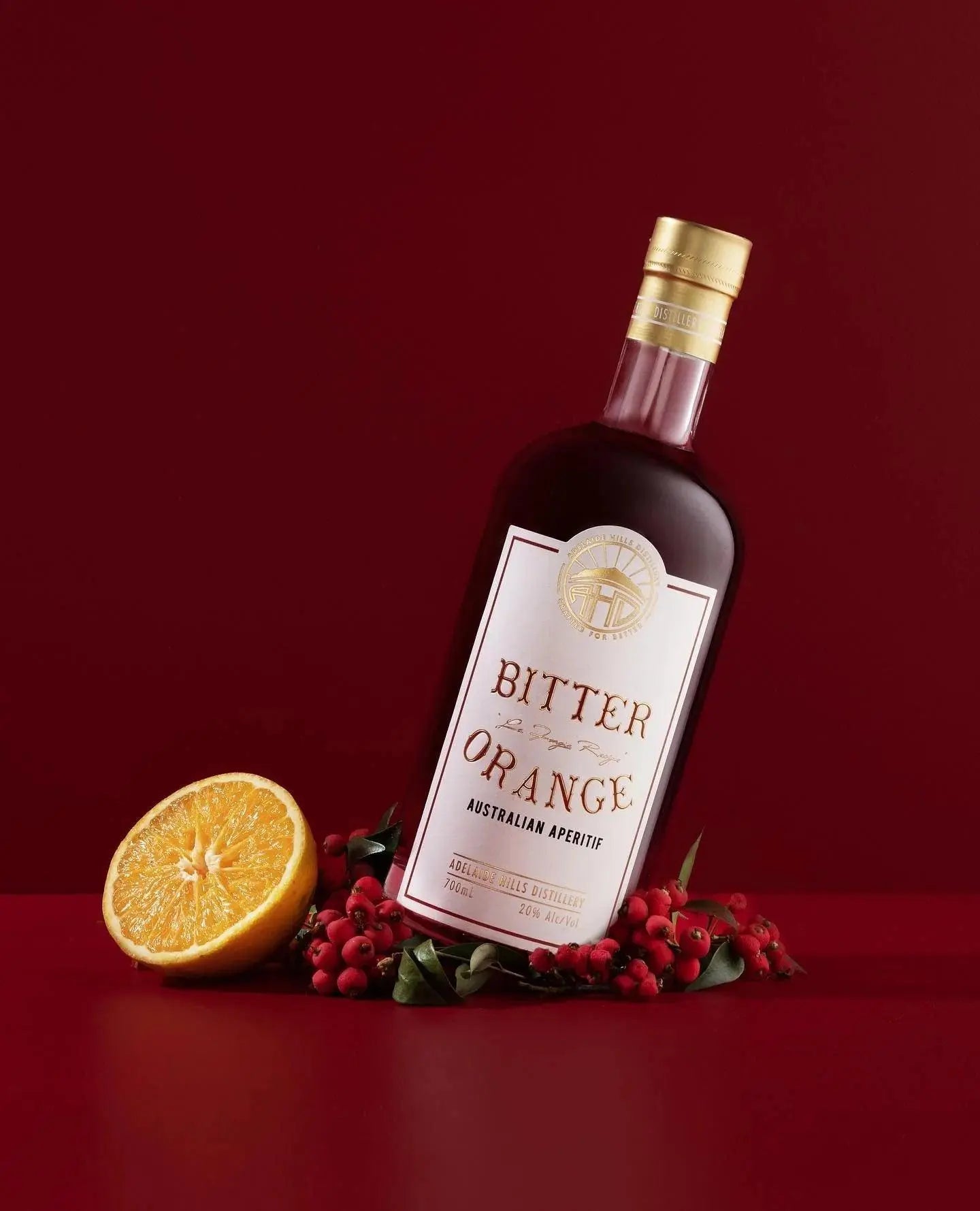 Adelaide Hills Distillery Italian Small Batch Bitter Orange Aperitif 700mL - Booze House