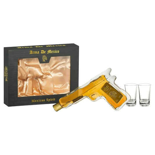 Arma De Mexico Tequila Pistol Gold - Booze House