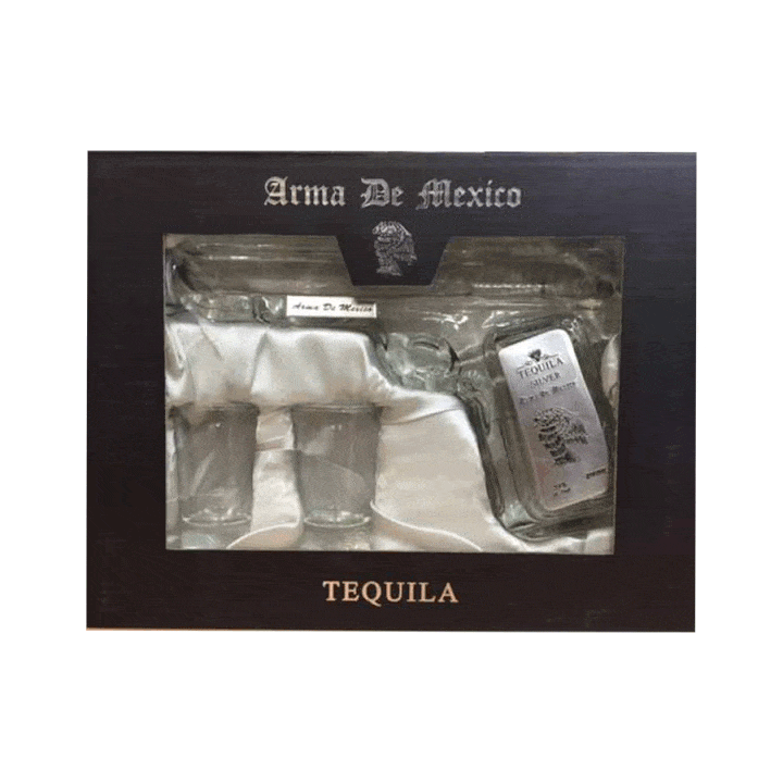 Arma De Mexico Tequila Pistol Silver - Booze House
