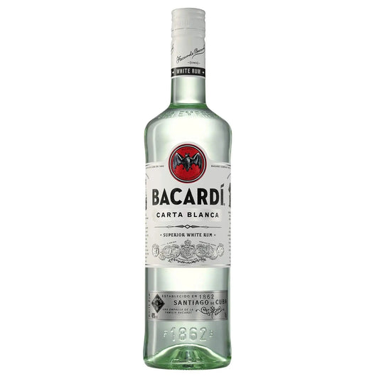 Bacardi Carta Blanca Rum 700mL - Booze House