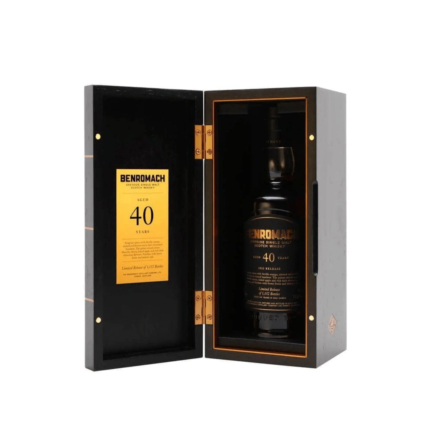Benromach 40 Year Old Cask Strength Single Malt Scotch Whisky 700ml - 2022 Release - Booze House