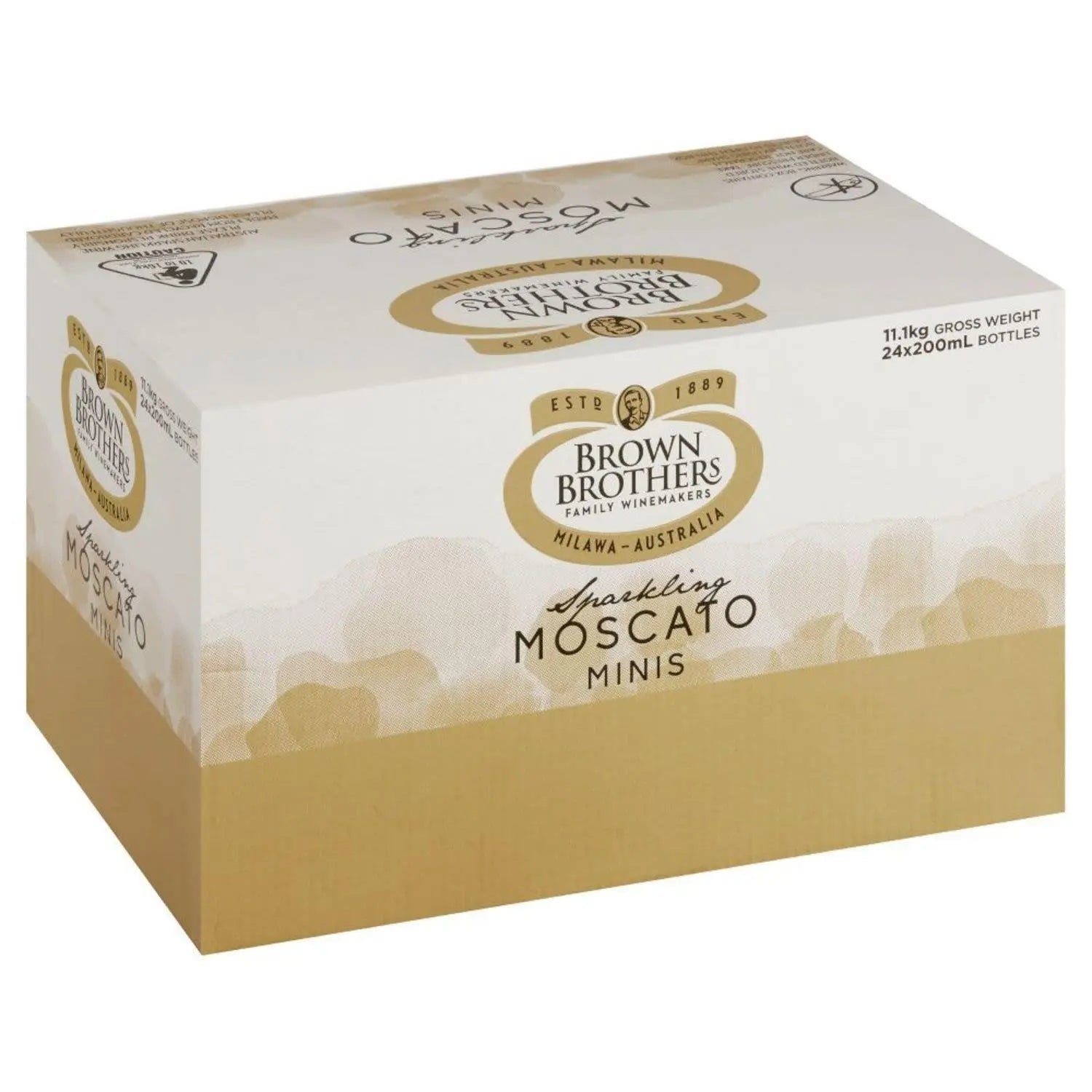 Brown Brothers Sparkling Moscato 200mL (Case Of 24) - Booze House