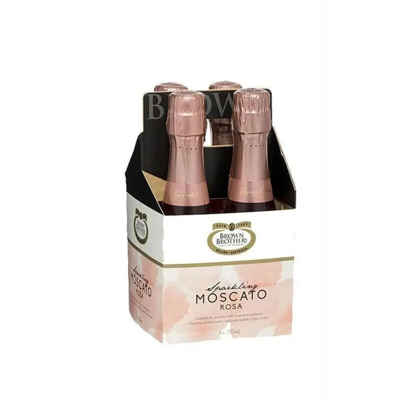 Brown Brothers Sparkling Moscato Rosa 200mL (Case Of 24) - Booze House