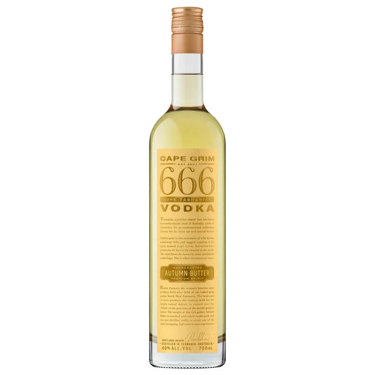 Cape Grim 666 Autumn Butter Vodka 700mL - Booze House