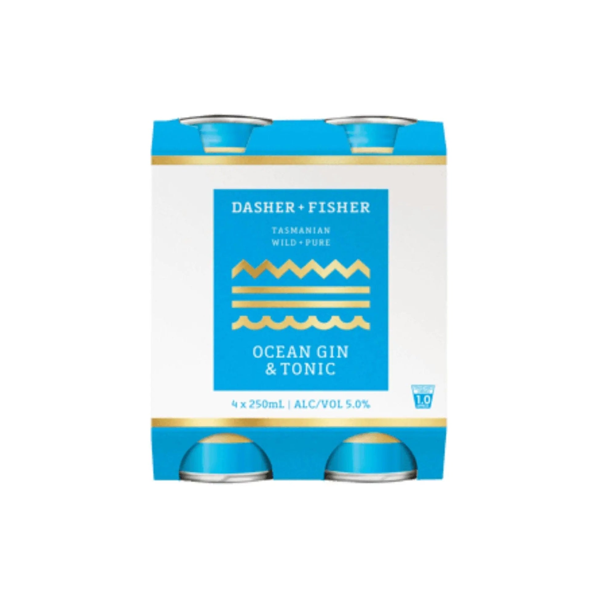 Dasher & Fisher Ocean Gin & Tonic 250ml - Booze House