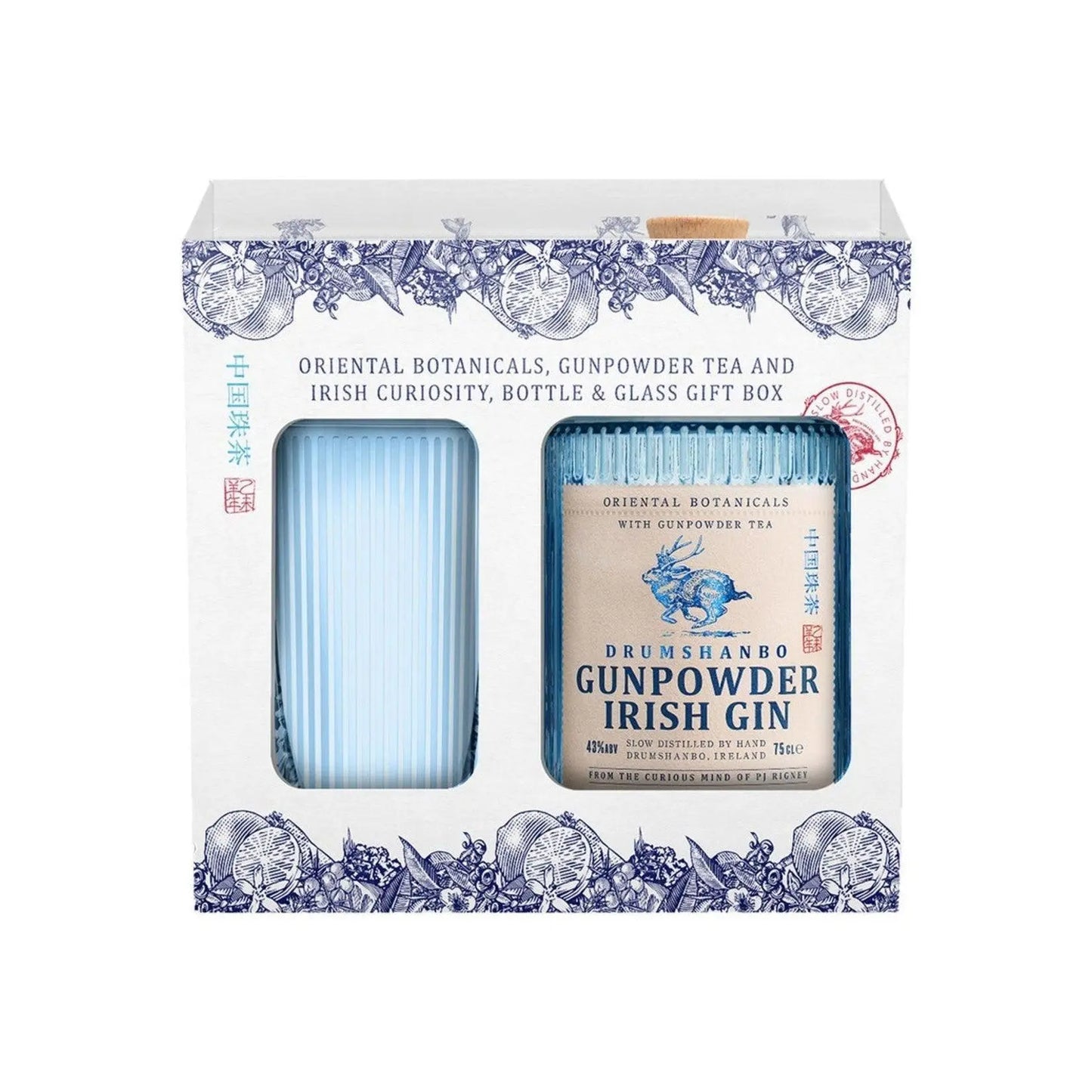 Drumshanbo Gunpowder Irish Gin 700mL With Glass Gift Pack - Booze House