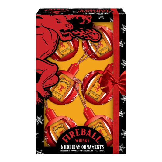 Fireball Cinnamon Whisky Ornaments 6 x 50ml - Booze House