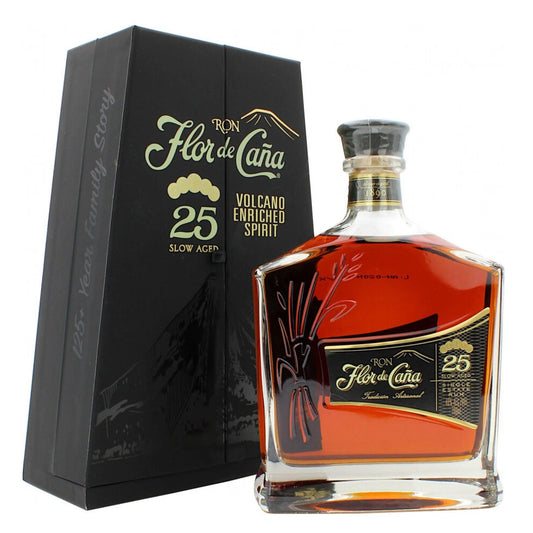 Flor De Cana 25 Year Old Single Estate Rum 700ml - Booze House